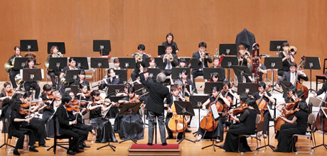 Orchestral performance at Music Hall