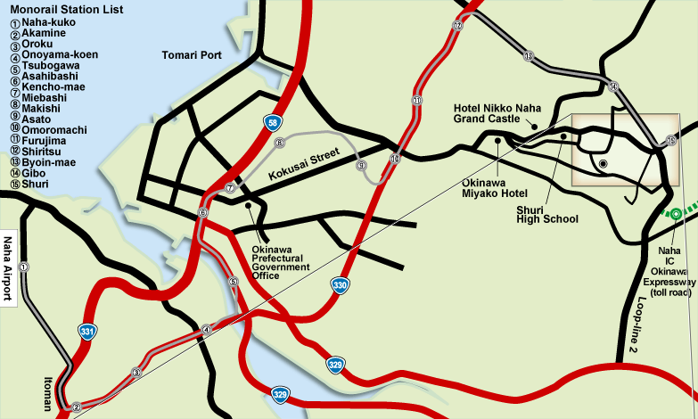 Naha City Map