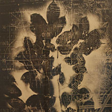 ［写真］Projection map 1945 yontanzan, sakura I