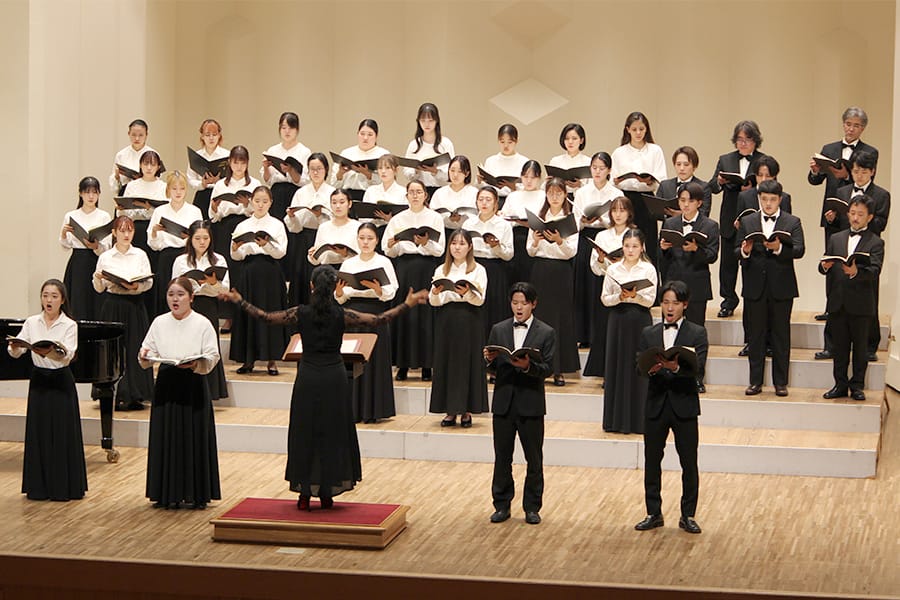 ［写真］合唱学内演奏会の様子