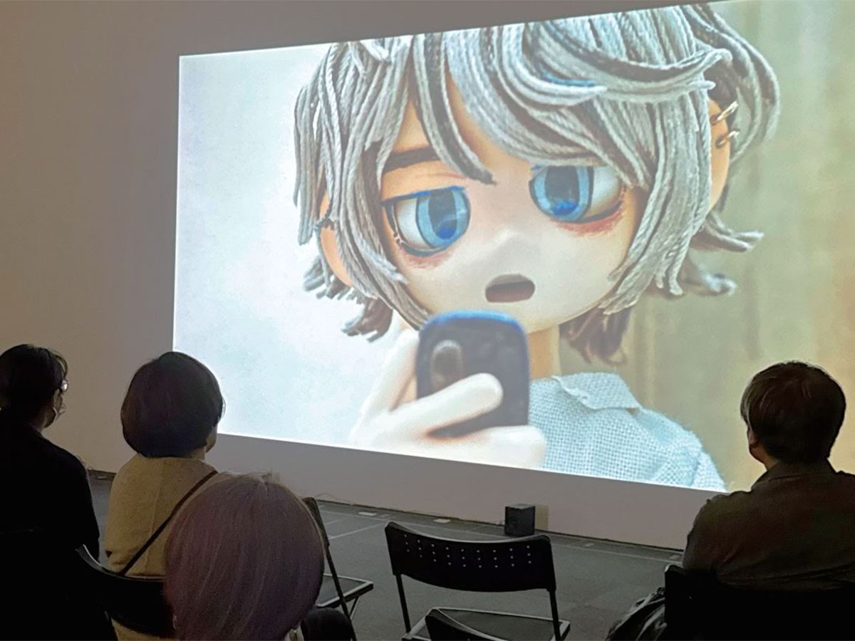 ［写真］オリジナルアニメーションの上映会